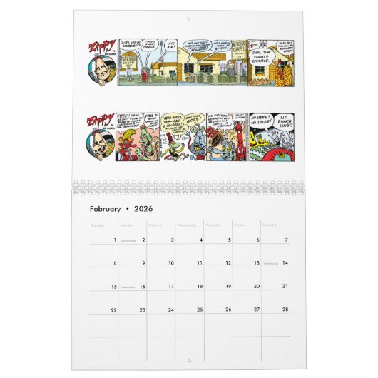 予定表 カレンダー (2月 2026)