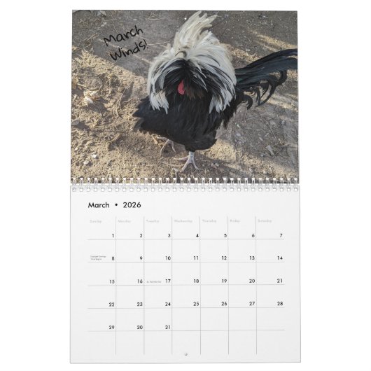 予定表 カレンダー (3月 2026)