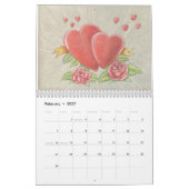 予定表 カレンダー (2月 2027)