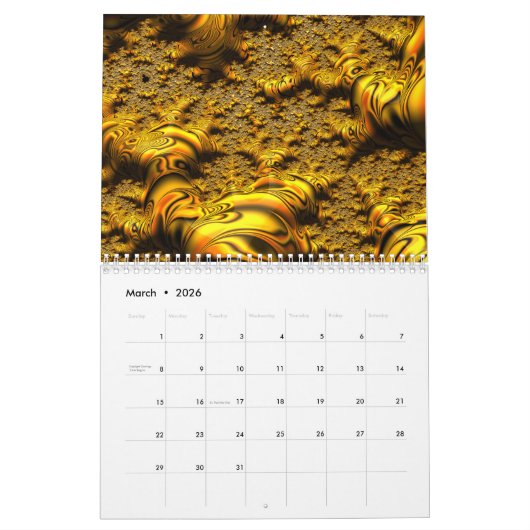 予定表 カレンダー (3月 2026)