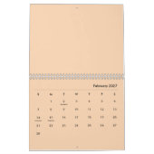 予定表 カレンダー (2月 2027)