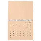 予定表 カレンダー (1月 2027)