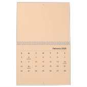 予定表 カレンダー (2月 2026)