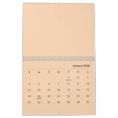 予定表 カレンダー (1月 2026)