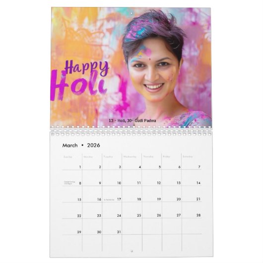 予定表 カレンダー (3月 2026)