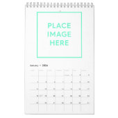 予定表 カレンダー (1月 2026)