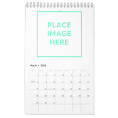 予定表 カレンダー (3月 2026)