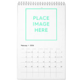 予定表 カレンダー (2月 2026)