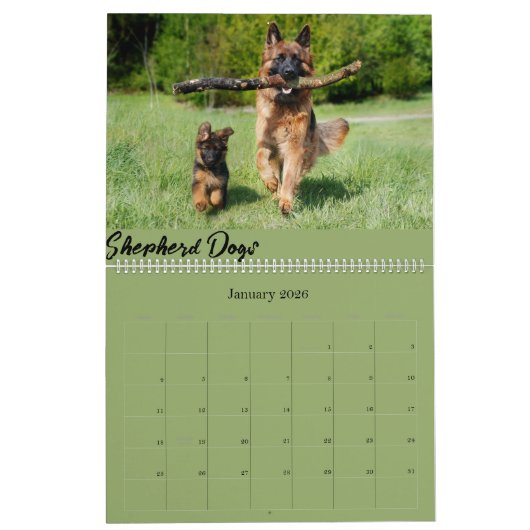 予定表 カレンダー (1月 2026)