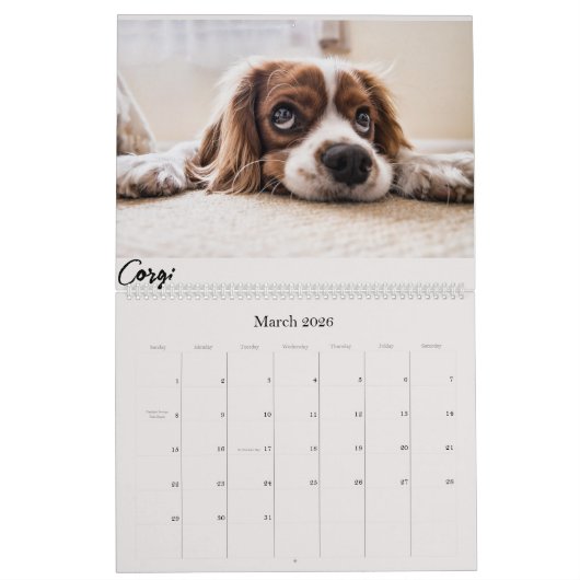 予定表 カレンダー (3月 2026)