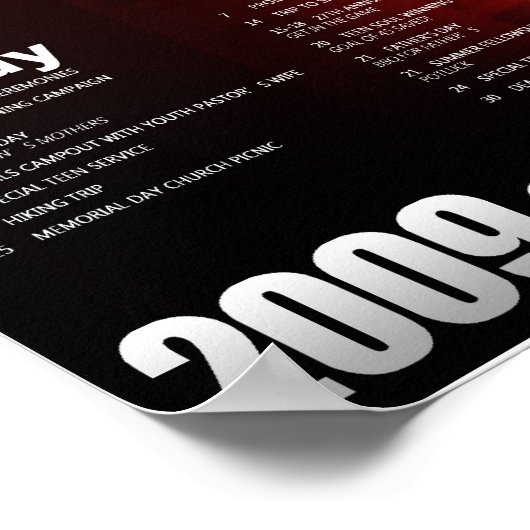 予定表 ポスター (角)