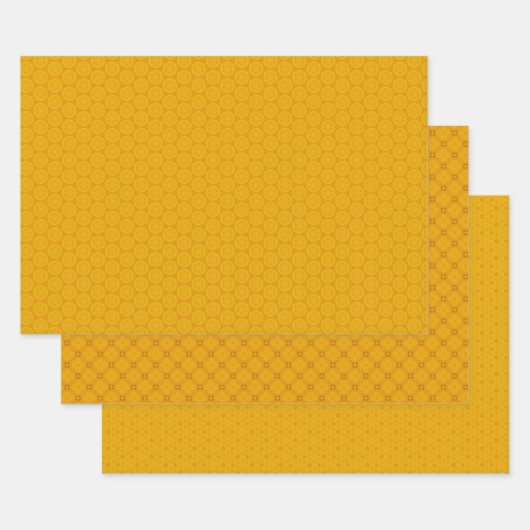 予定表(金ゴールド) ラッピングペーパーシート (セット)