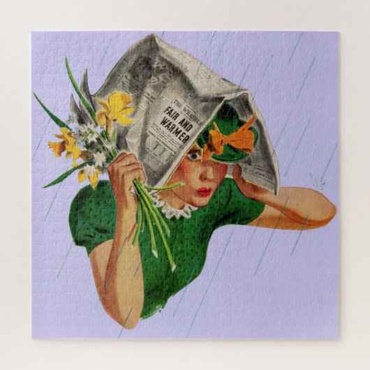 予想に反する雨 ジグソーパズル (縦)