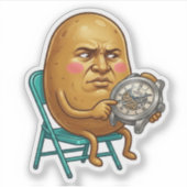 予想より時間がかかってるじゃがいも シール (正面)
