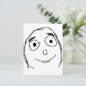 予想より良い顔 ポストカード (スタンド正面)