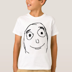 予想以上の激怒の顔のミーム Tシャツ