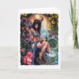 予想外の訪問者の挨拶状 カード