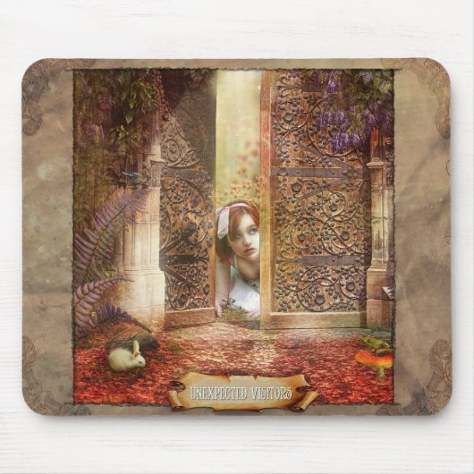 予想外の訪問者 マウスパッド (正面)