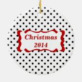 予期しているカップル、幼児の男の子、猫のオーナメント セラミックオーナメント (裏面)