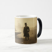 予期しないランディングコーヒーマグ モーフィングマグカップ (正面右)