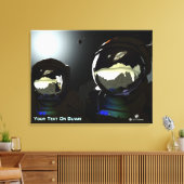 予期しない訪問者UFO キャンバスプリント (インサイチュ (リビング))