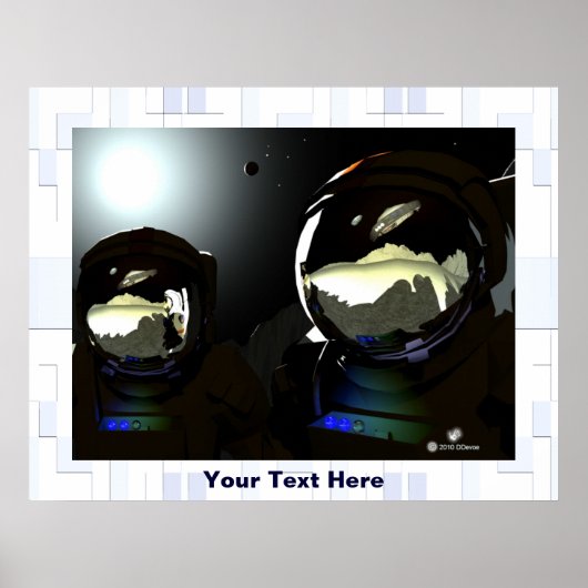 予期しない訪問者UFO ポスター (正面)