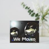 予期しない訪問者UFO 案内ポストカード (スタンド正面)