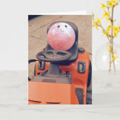 予期しない誕生日カード カード (黄色い花)