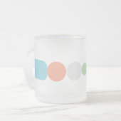 予期せぬインスピレーション フロストグラスマグカップ (正面左)