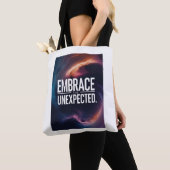 予期せぬ事態を受け入れる トートバッグ (クローズアップ)