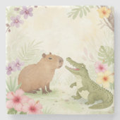 予期せぬ友人 ストーンコースター (正面)