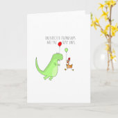 予期せぬ友情 カード (黄色い花)