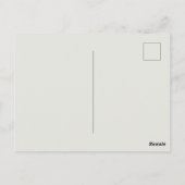 予期せぬ蝶たちの到来 ポストカード (裏面)