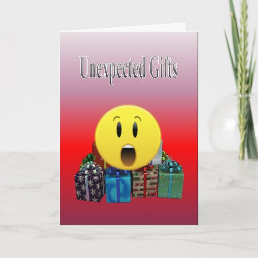予期せぬ贈り物 カード (正面)