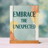 予期せぬ選択を受け入れる3 アクリルサイン (ニュートラル)