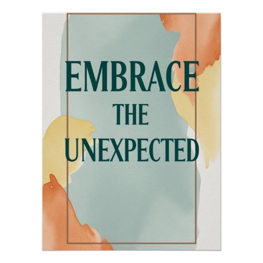 予期せぬ選択を受け入れる3 ポスター (正面)