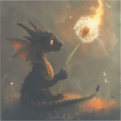 予期せぬ願いのステッカー シール (正面)