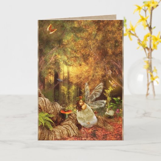 予期せぬ魔法 カード (黄色い花)