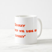 予測できないコーヒー・マグ コーヒーマグカップ (正面右)