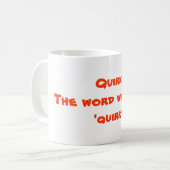 予測できないコーヒー・マグ コーヒーマグカップ (正面左)