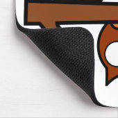 予測できないフクロウ マウスパッド (コーナー)