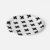 予測できない十字の紙皿 ペーパープレート (アングル)