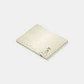 予測できなお洒落猫パーソナライズされた ポストイット (アングル)