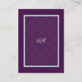 予測できなく小さくカラフルでアートな鳥 名刺 (裏面)