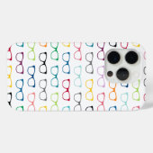 予測できなカラフル眼鏡 Case-Mate iPhoneケース (裏面 (横))