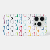 予測できなカラフル眼鏡 iPhoneケース (裏面横)