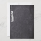 予測できなカルボユニークード手描きグラードパーティー 招待状 (裏面)