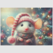 予測できなクリスマスマ素朴ウス冬芸術の切り離し 薄葉紙 (正面)