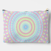 予測できなサイケデリックカラフルレトロ アクセサリーポーチ (裏面)