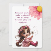 予測できなタンデロン女誕生会 招待状 (裏面)